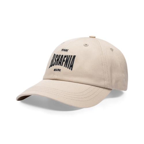 Cap packshot with embroidered logo on white for ecommerce