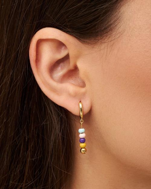 Earring on-model close-up showing drop detail — jewellery photography GoPackshot