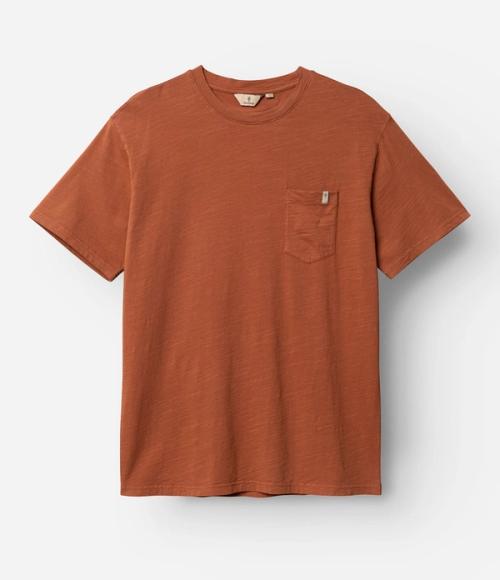 T-shirt flat-lay packshot on white background — ecommerce photography GoPackshot