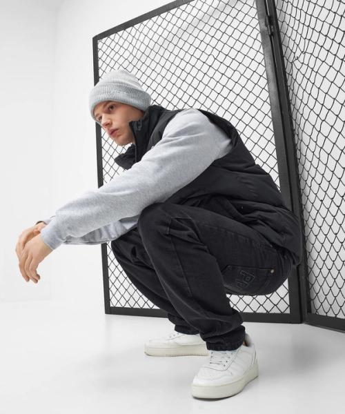 Vest lifestyle editorial photography with props — menswear GoPackshot