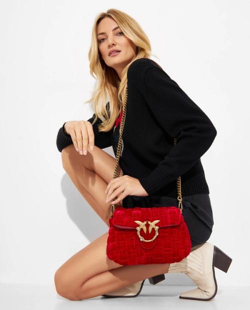 Crossbody bag on-model lifestyle — designer accessories GoPackshot