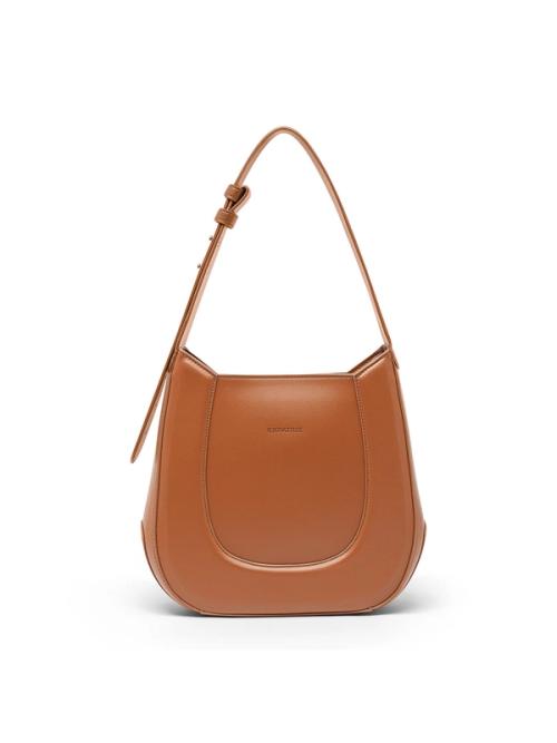 Hobo shoulder bag packshot on white background — GoPackshot studio