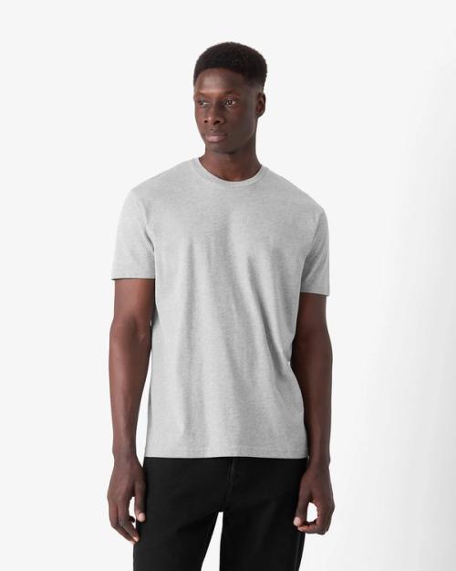T-shirt on-model full-body photography — menswear ecommerce GoPackshot