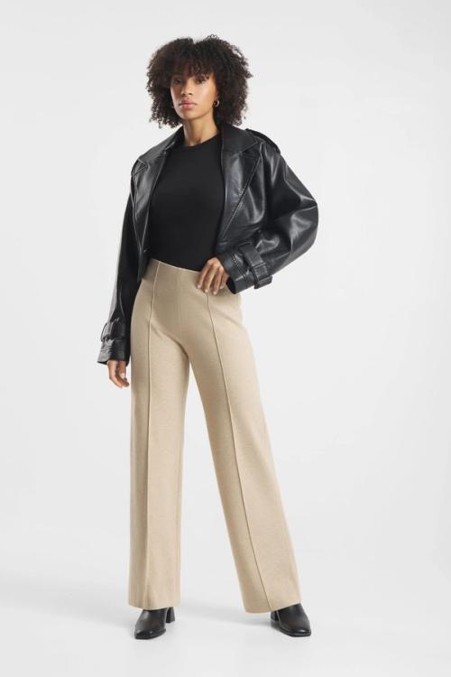 Jacket on-model photography with outfit styling — womenswear ecommerce GoPackshot