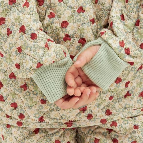 Kids jacket cuff with hands detail close-up — childrenswear studio GoPackshot