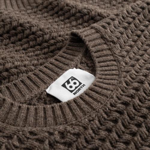 Sweater knit texture detail photography — menswear studio GoPackshot