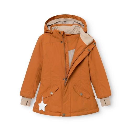 Kids parka jacket packshot on white background — childrenswear ecommerce GoPackshot