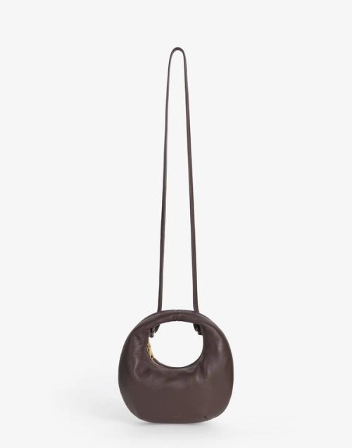 Mini round crossbody bag packshot — ecommerce GoPackshot studio