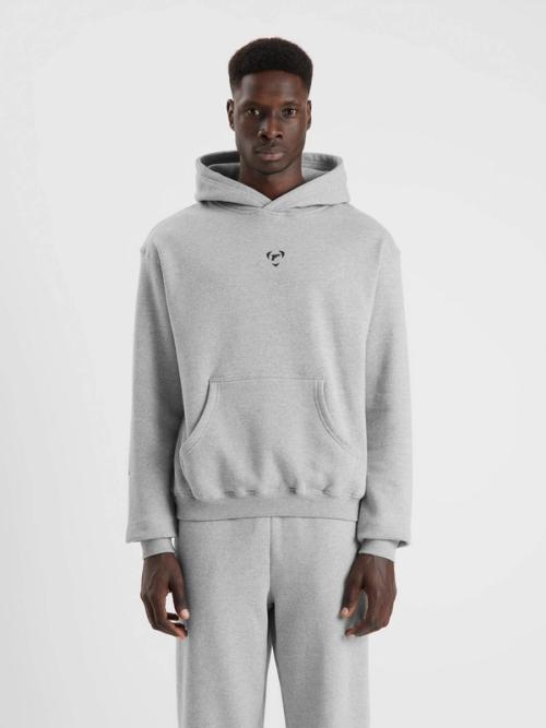 Hoodie on-model full-body tracksuit photography — menswear GoPackshot