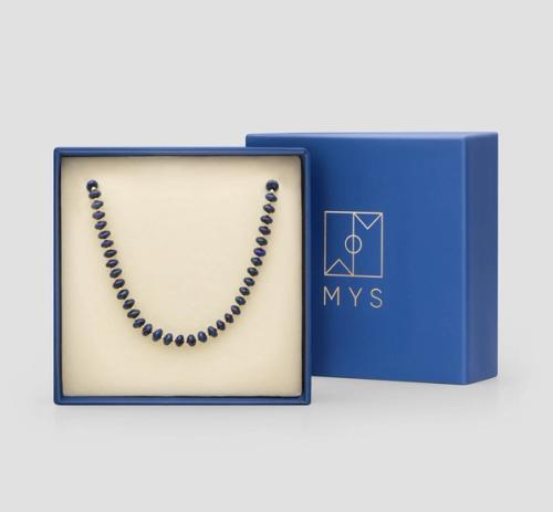 Necklace in branded gift box — jewellery ecommerce photography GoPackshot studio