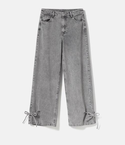 Pants flat-lay packshot on light background — ecommerce GoPackshot