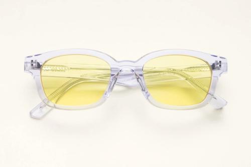 Sunglasses front-view packshot with tinted lenses — ecommerce eyewear photography GoPackshot