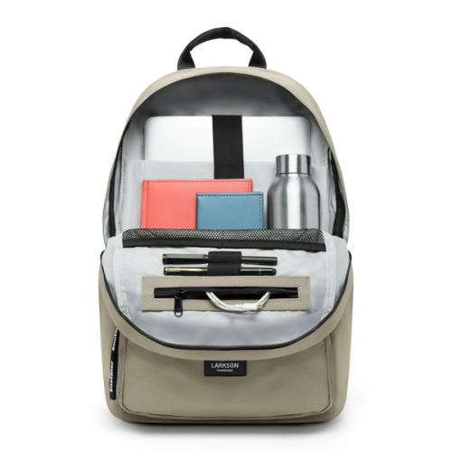 Backpack organized interior view — ecommerce detail GoPackshot