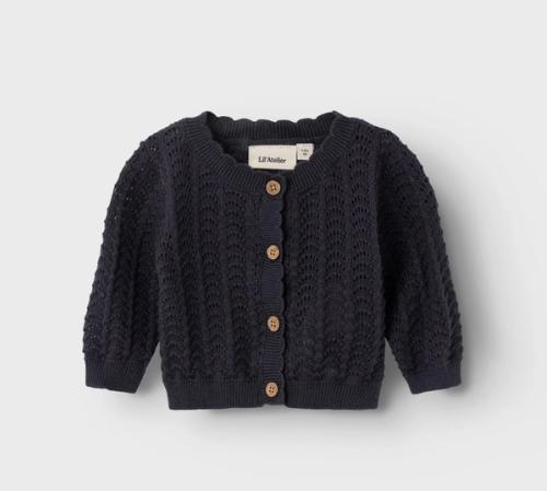 Kids cardigan packshot on white background — childrenswear studio GoPackshot