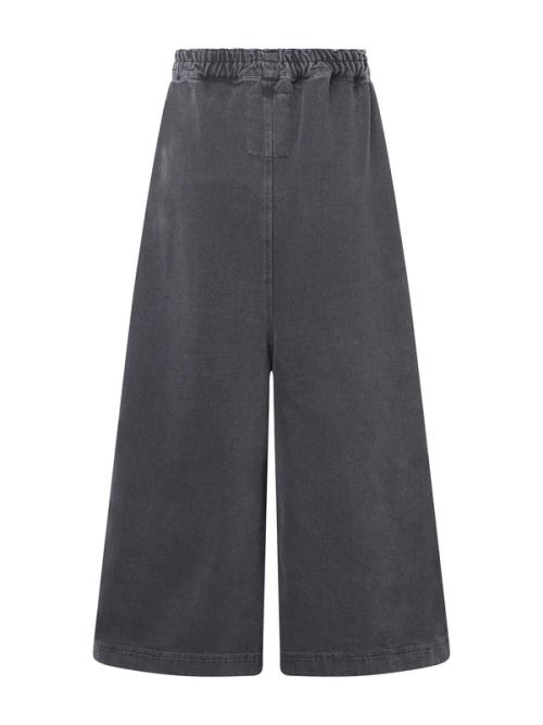 Denim shorts flat-lay on white — ecommerce studio GoPackshot