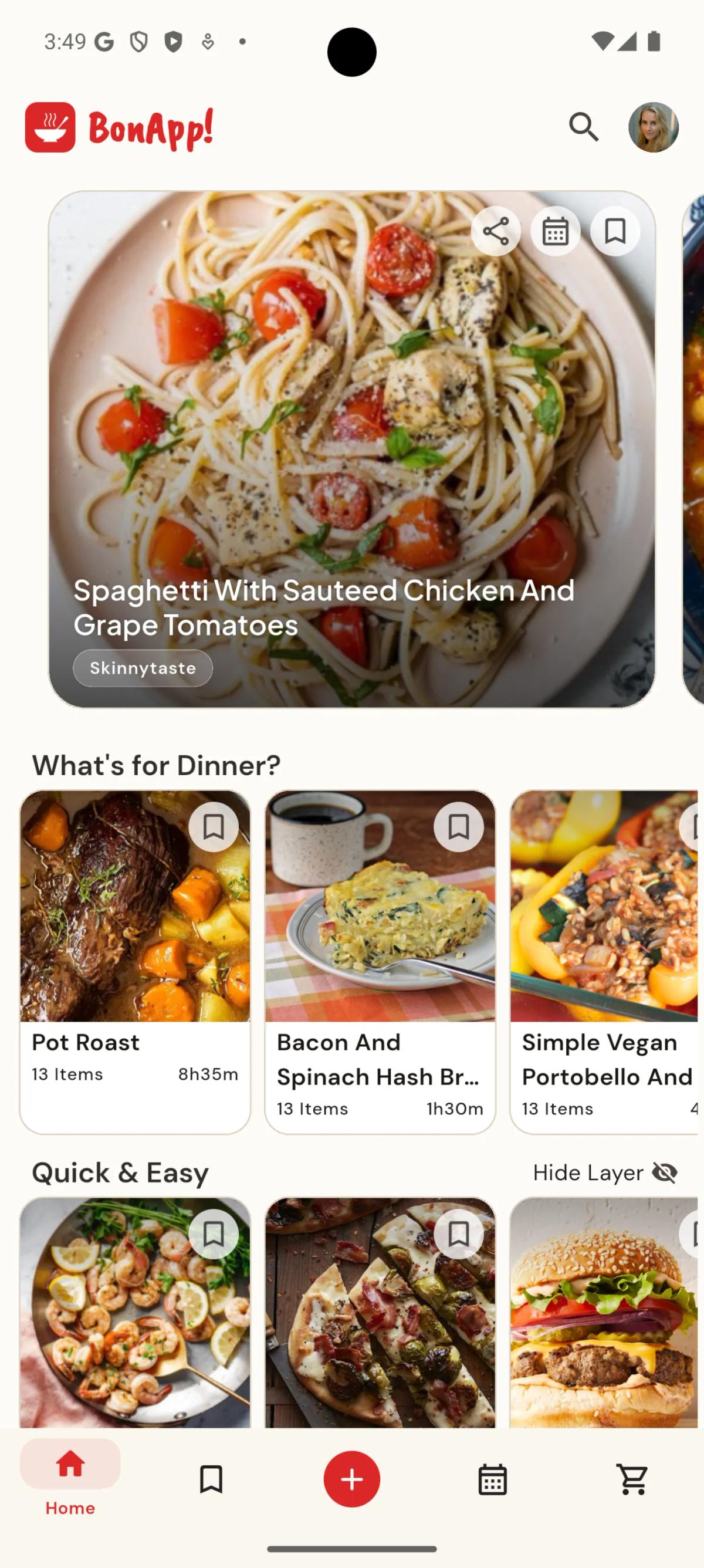BonApp! home page