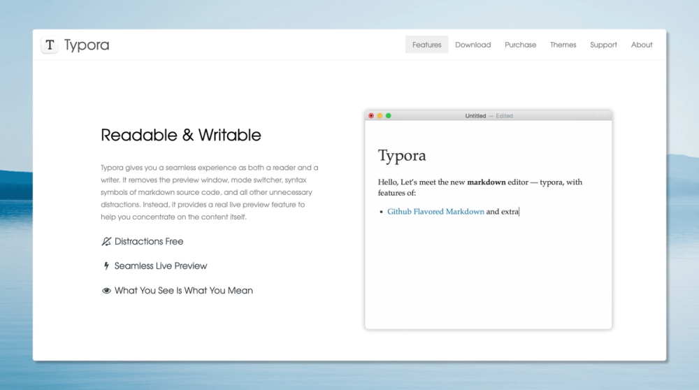 Typora : A Markdown editor with a seamless writing experience