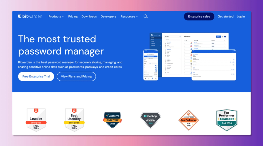 Bitwarden : An open-source password management service