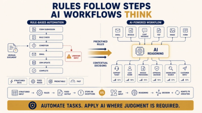 Why Rule-Based Automation Breaks and When AI-Powered Workflows Are the Fix