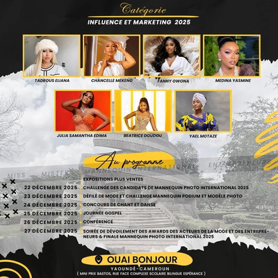 CATÉGORIE INFLUENCE ET MARKETING 2025
