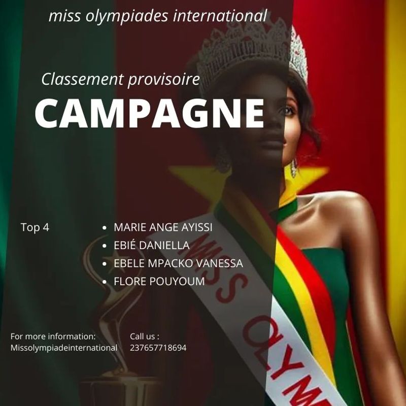 Affiche de notre Miss