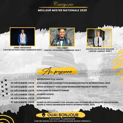 MEILLEUR MISTER NATIONALE 2025
