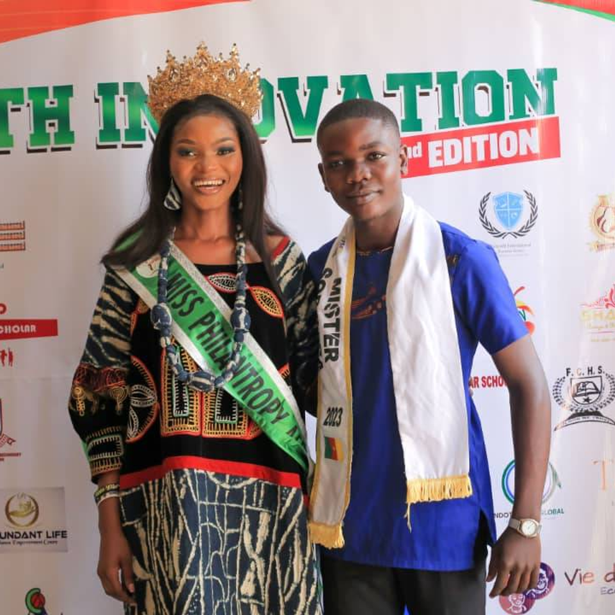 Miss Philanthrophy with Mister SOPROBA