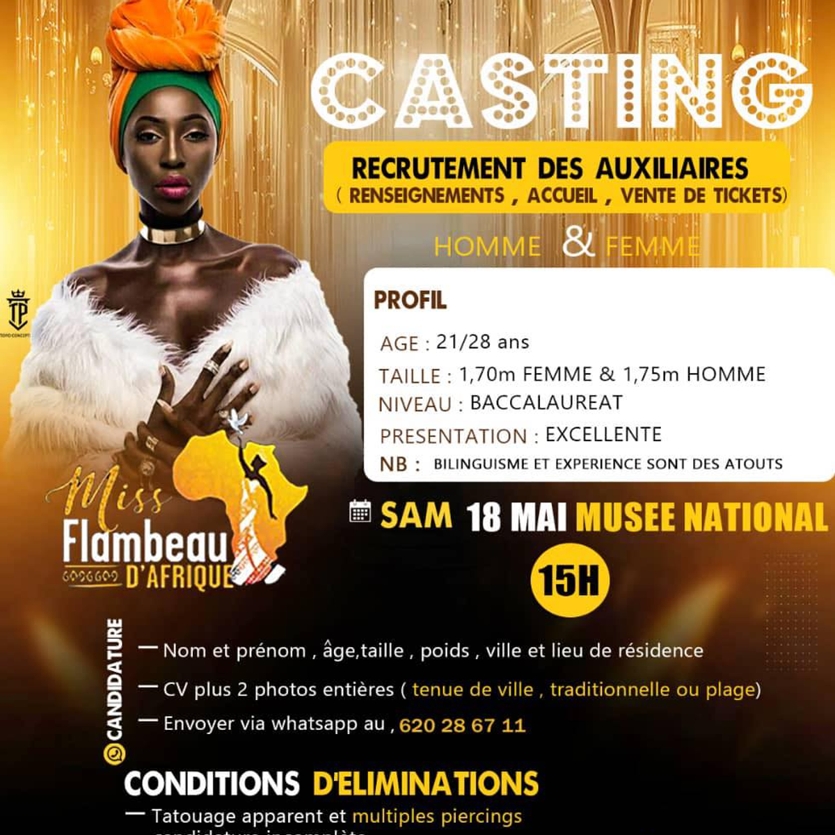 MFA Cameroon casting