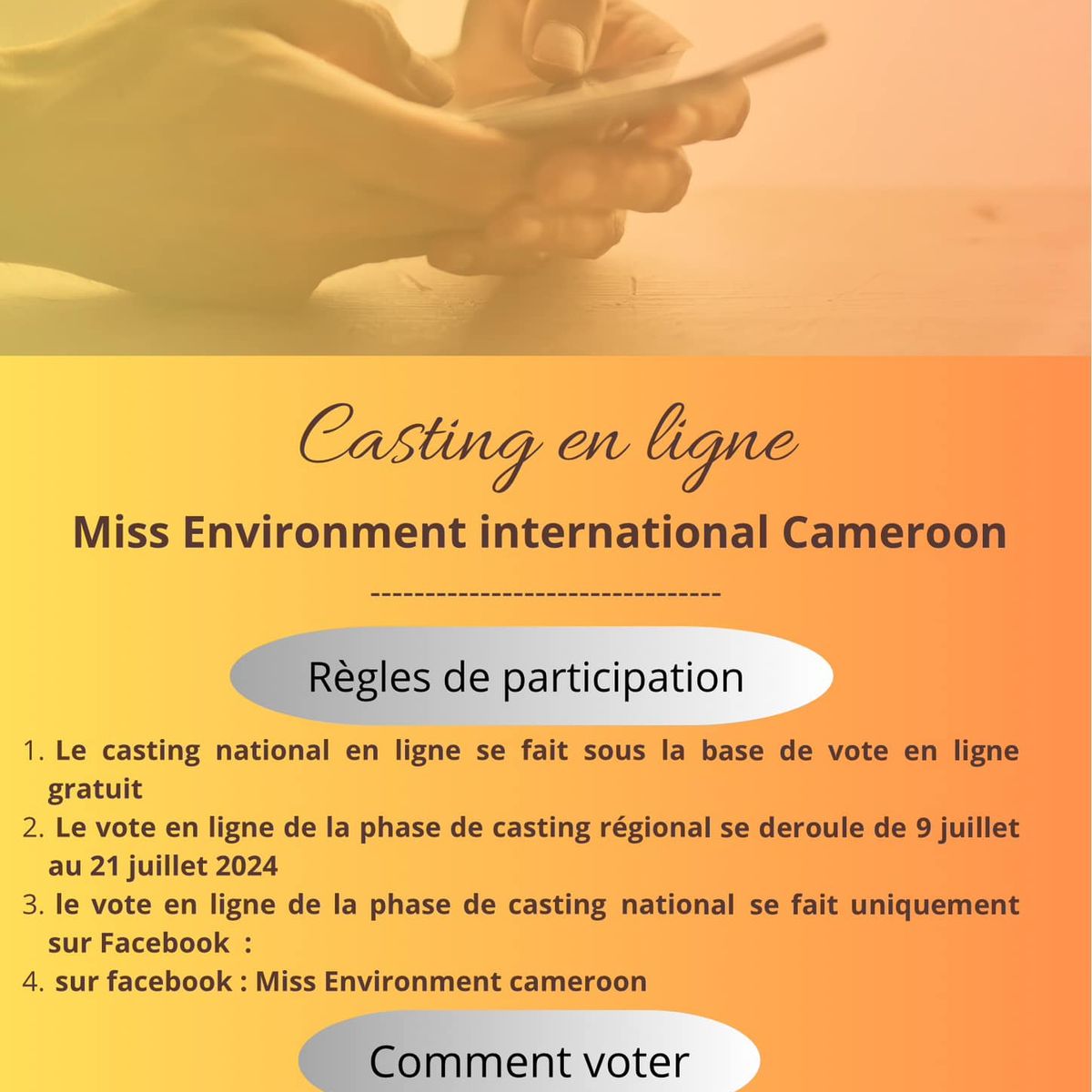 Casting en ligne
