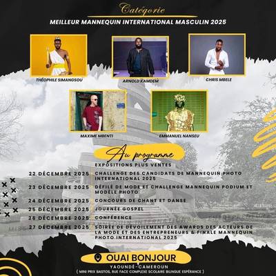 MEILLEUR MANNEQUIN MASCULIN 2025