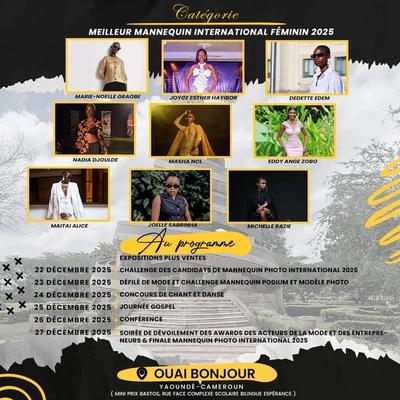 MEILLEUR MANNEQUIN INTERNATIONAL FÉMININ 2025