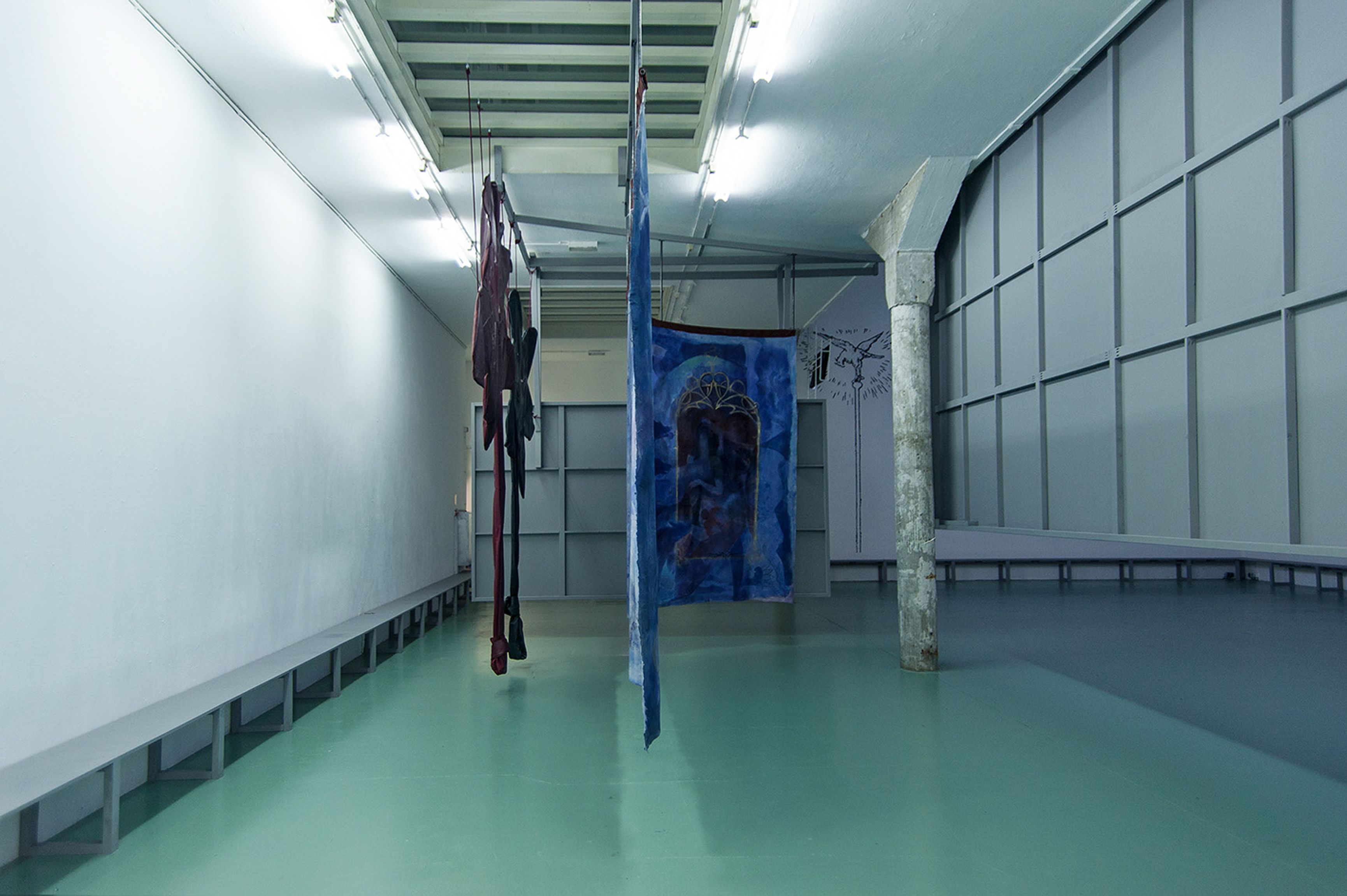 Installation View Over hang, W139