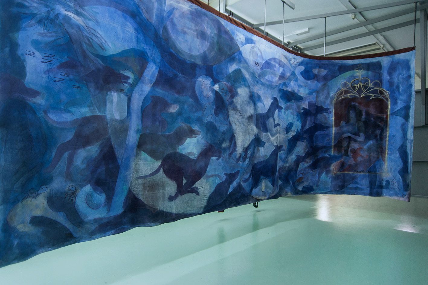Installation View Over hang, W139