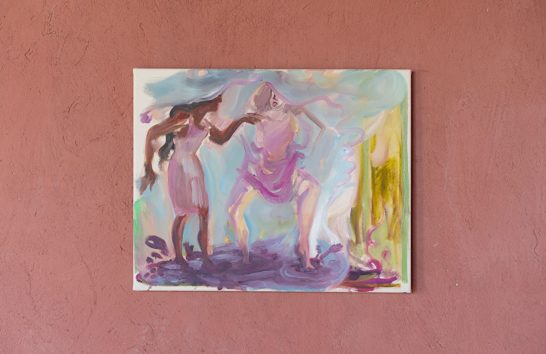 Notes on Wine - "Grape Stompers" Charlott Weise, exhibition View, Cascina Gilli