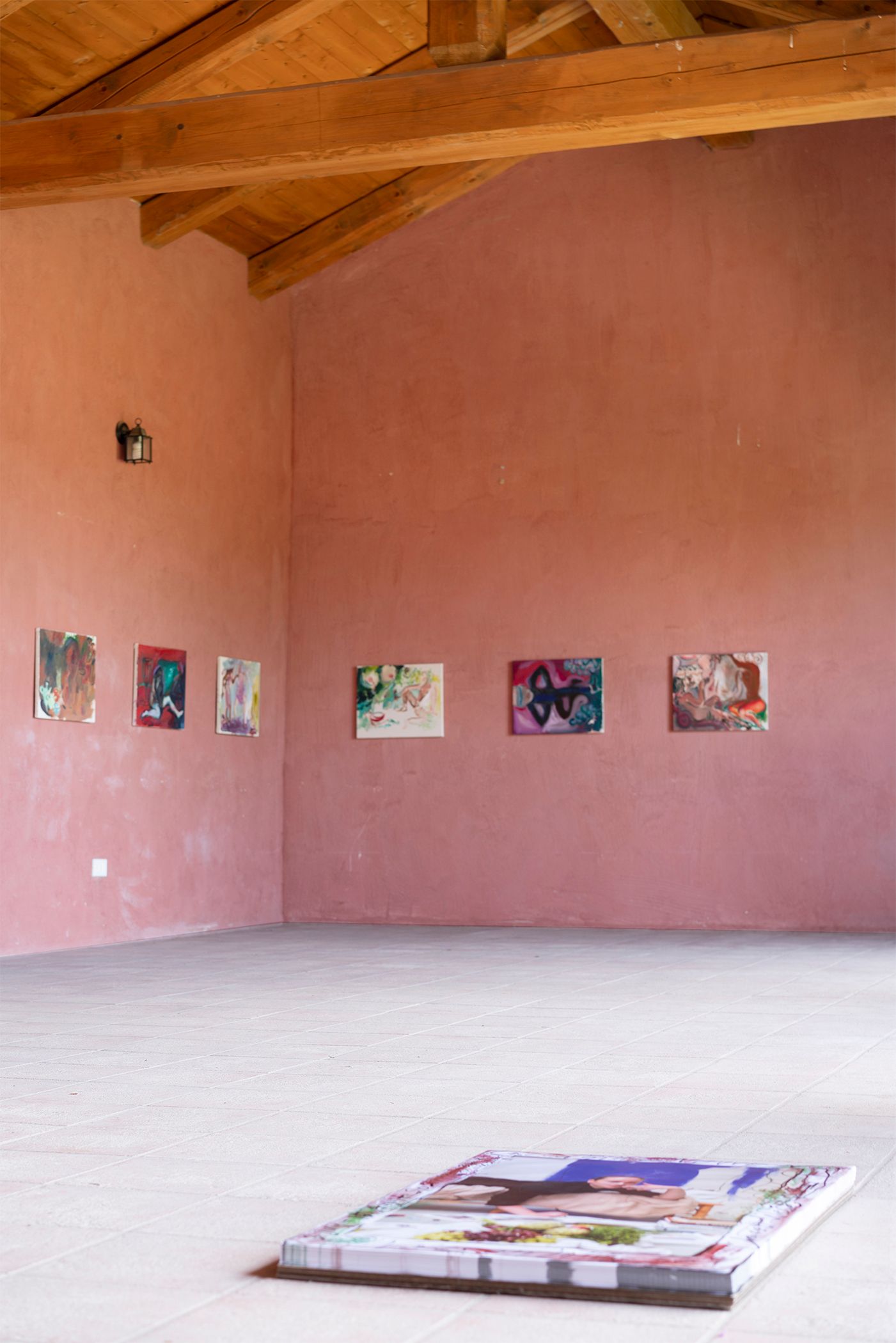 Notes on Wine - Charlott Weise, exhibition View, Cascina Gilli