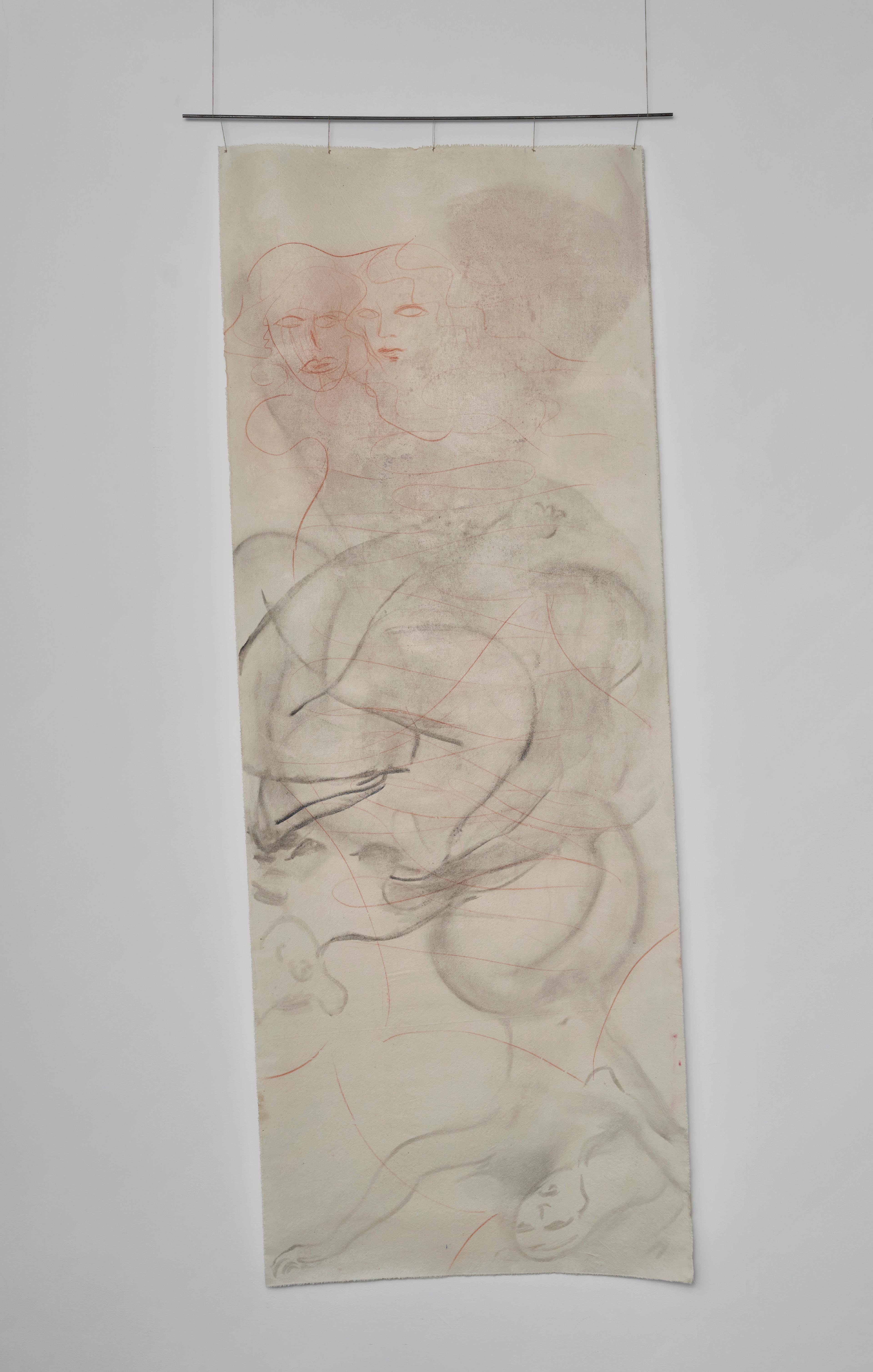 Sister Wheel, Charlott Weise - for these thoughts we change into pink exhibition view