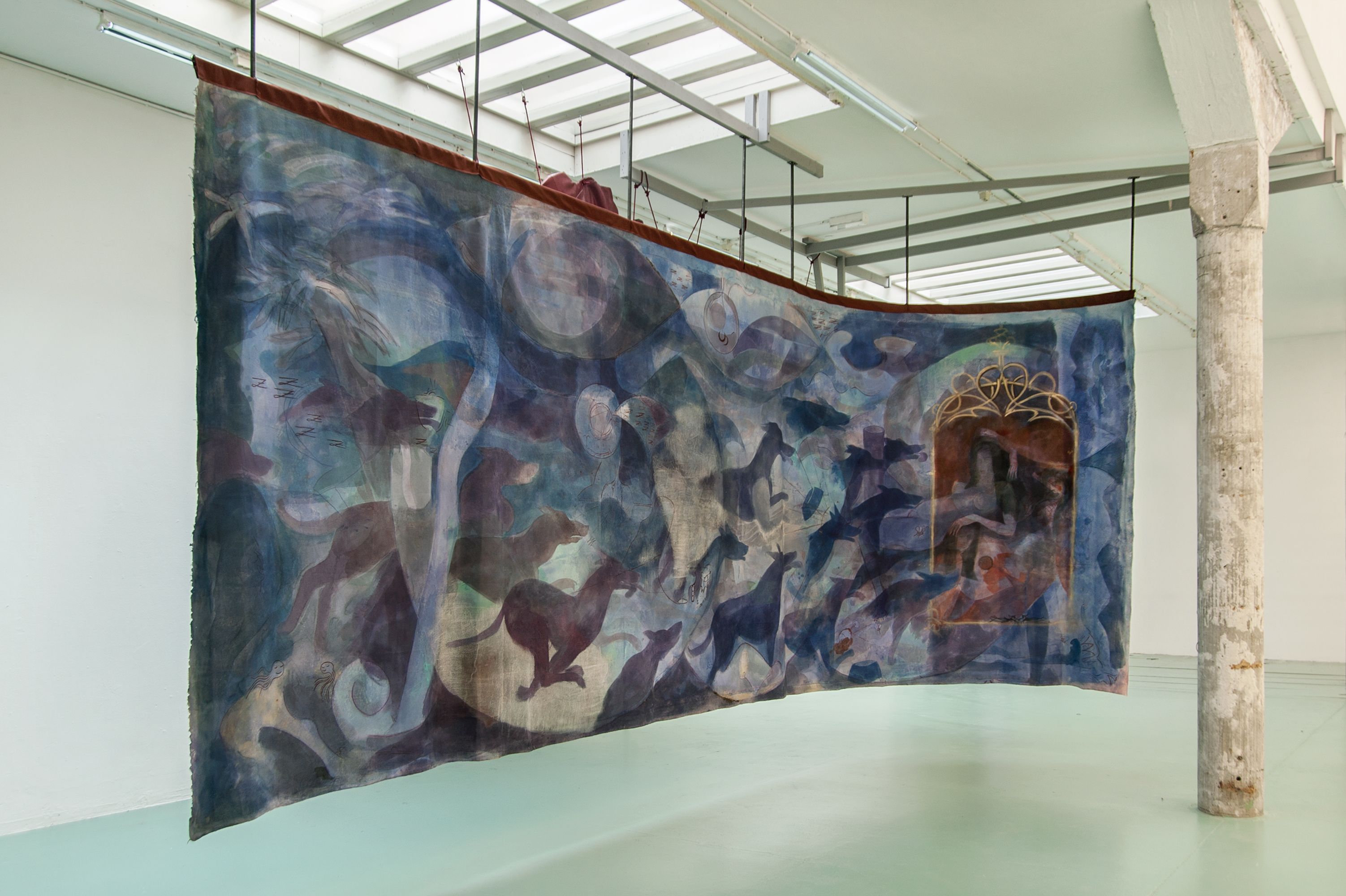 Installation View Over hang, W139