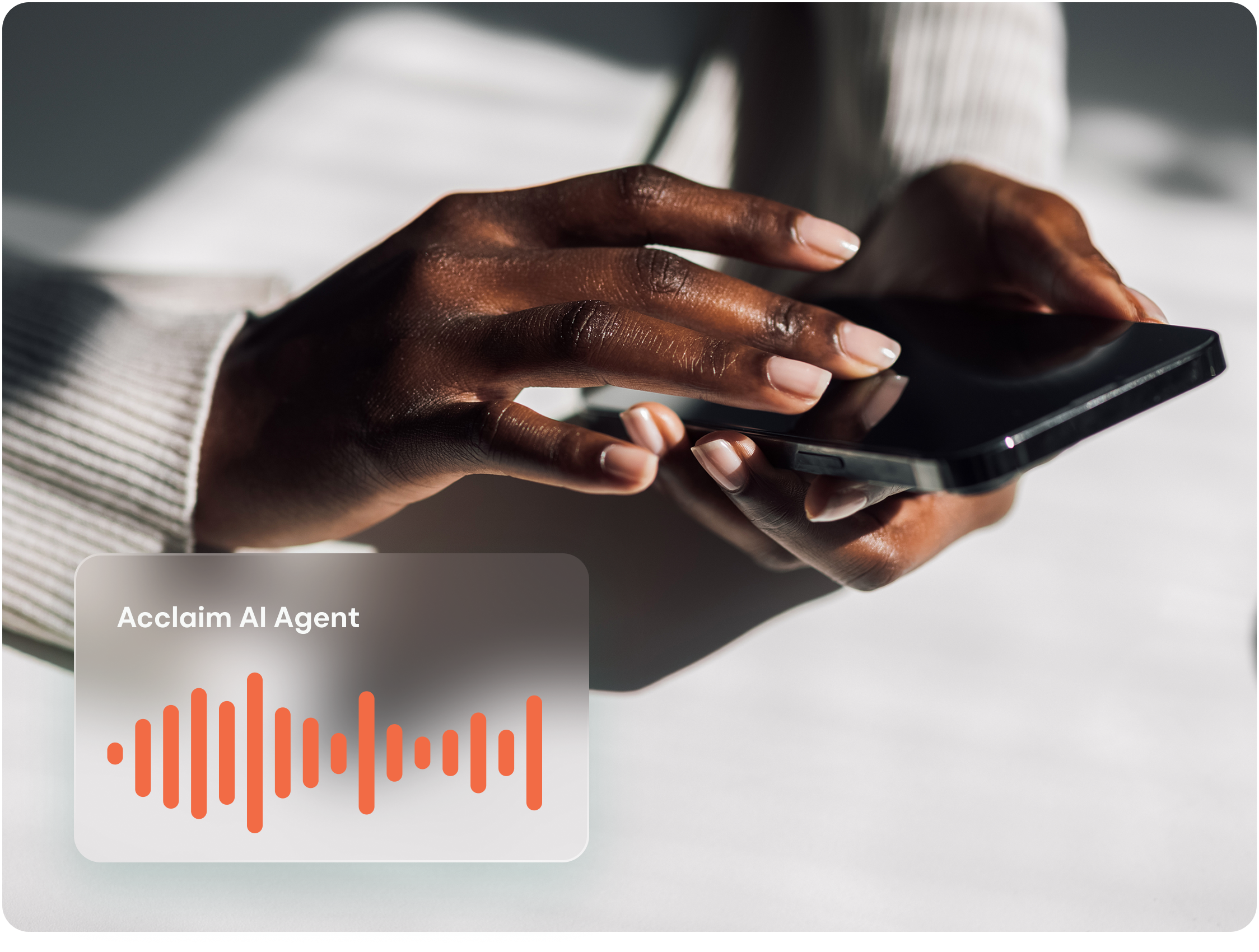 ai agent hands dialing phone