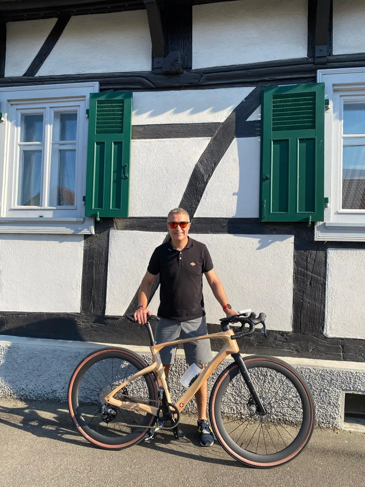 Fabrice with its BRANCHY gravel bike