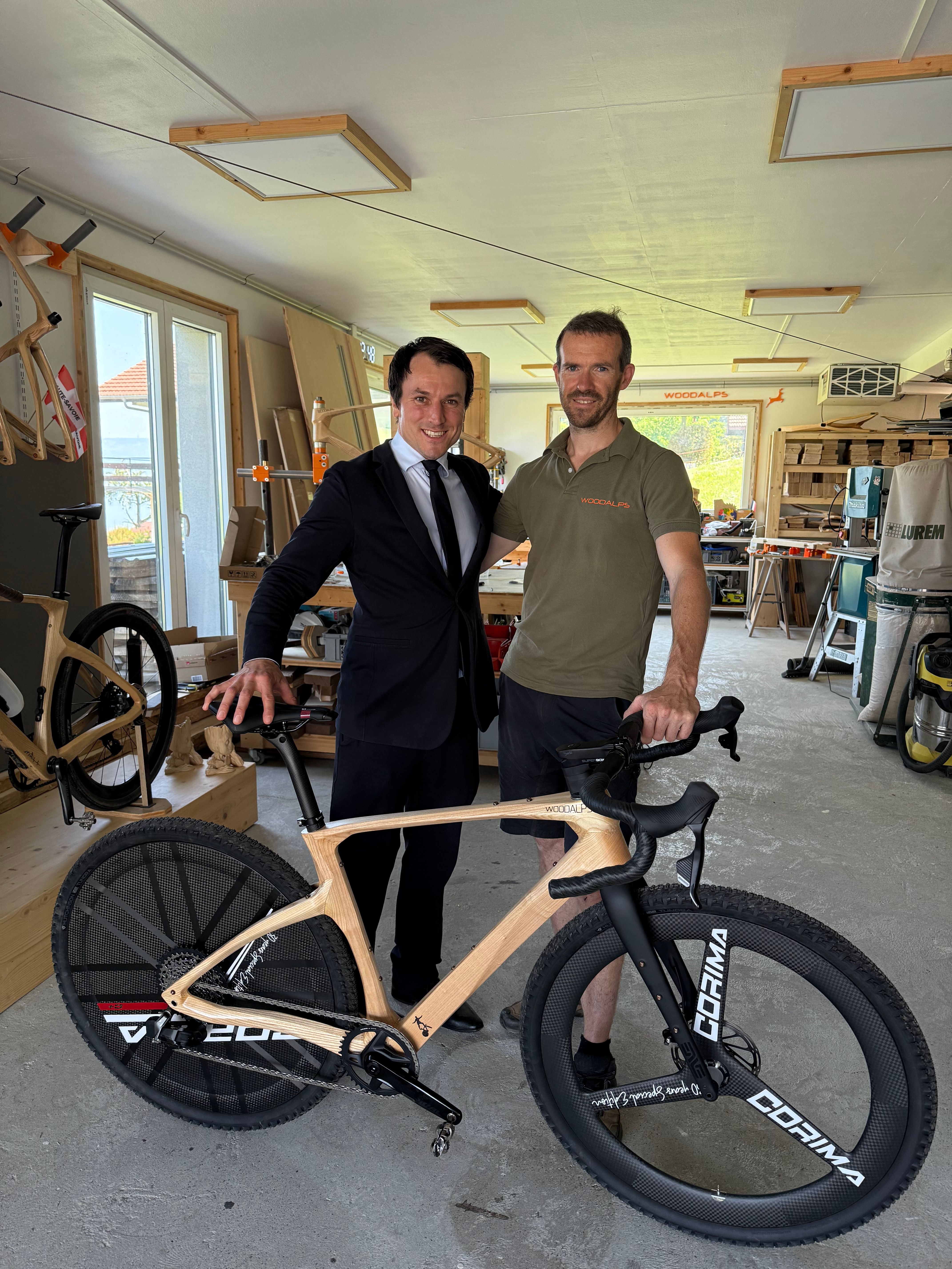 Clément in WOODALPS workshop