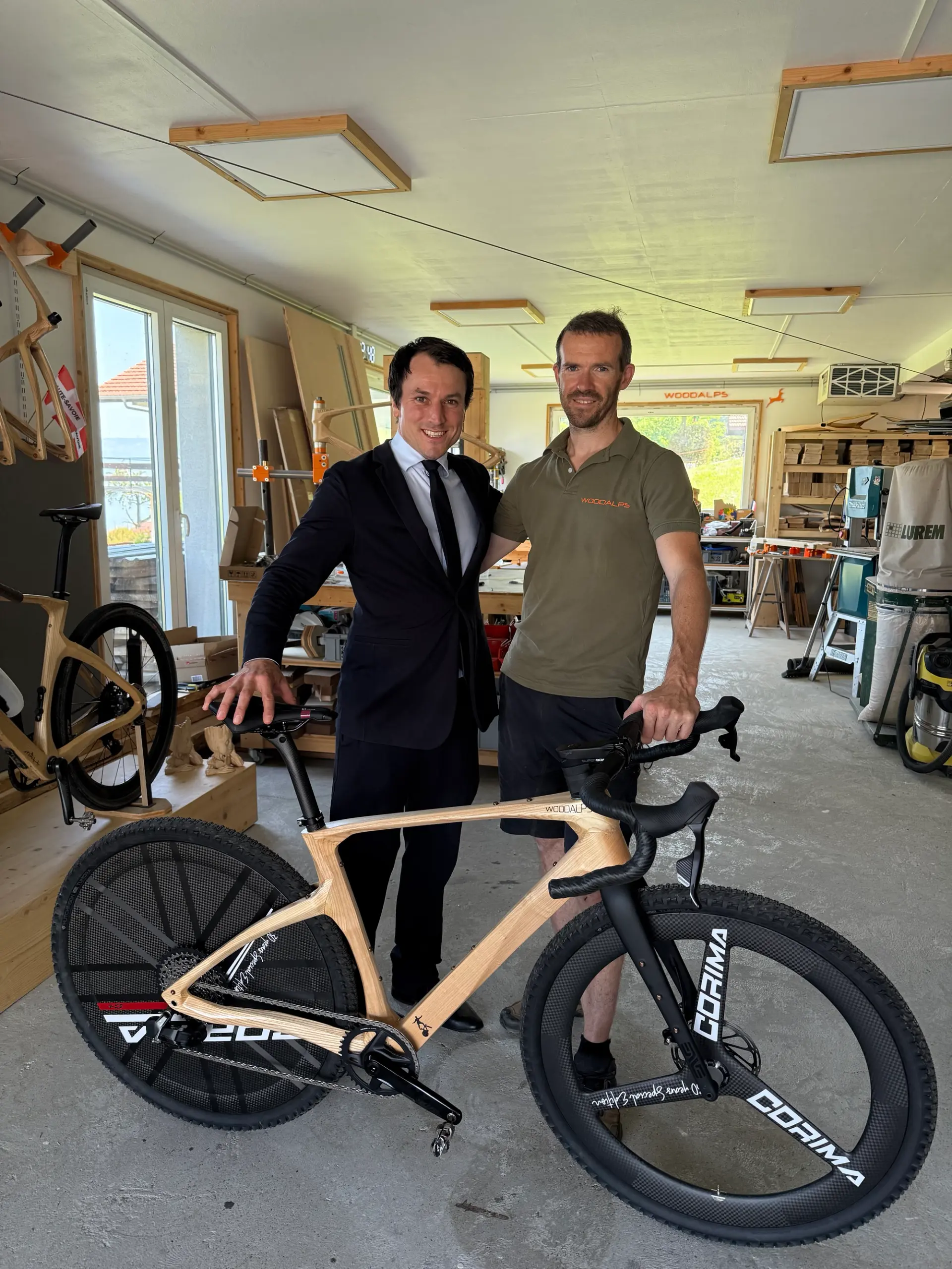 Clément in WOODALPS workshop