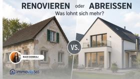 Renovieren oder abreissen – Was lohnt sich mehr? Der grosse Vergleich für Eigentümer in der Schweiz