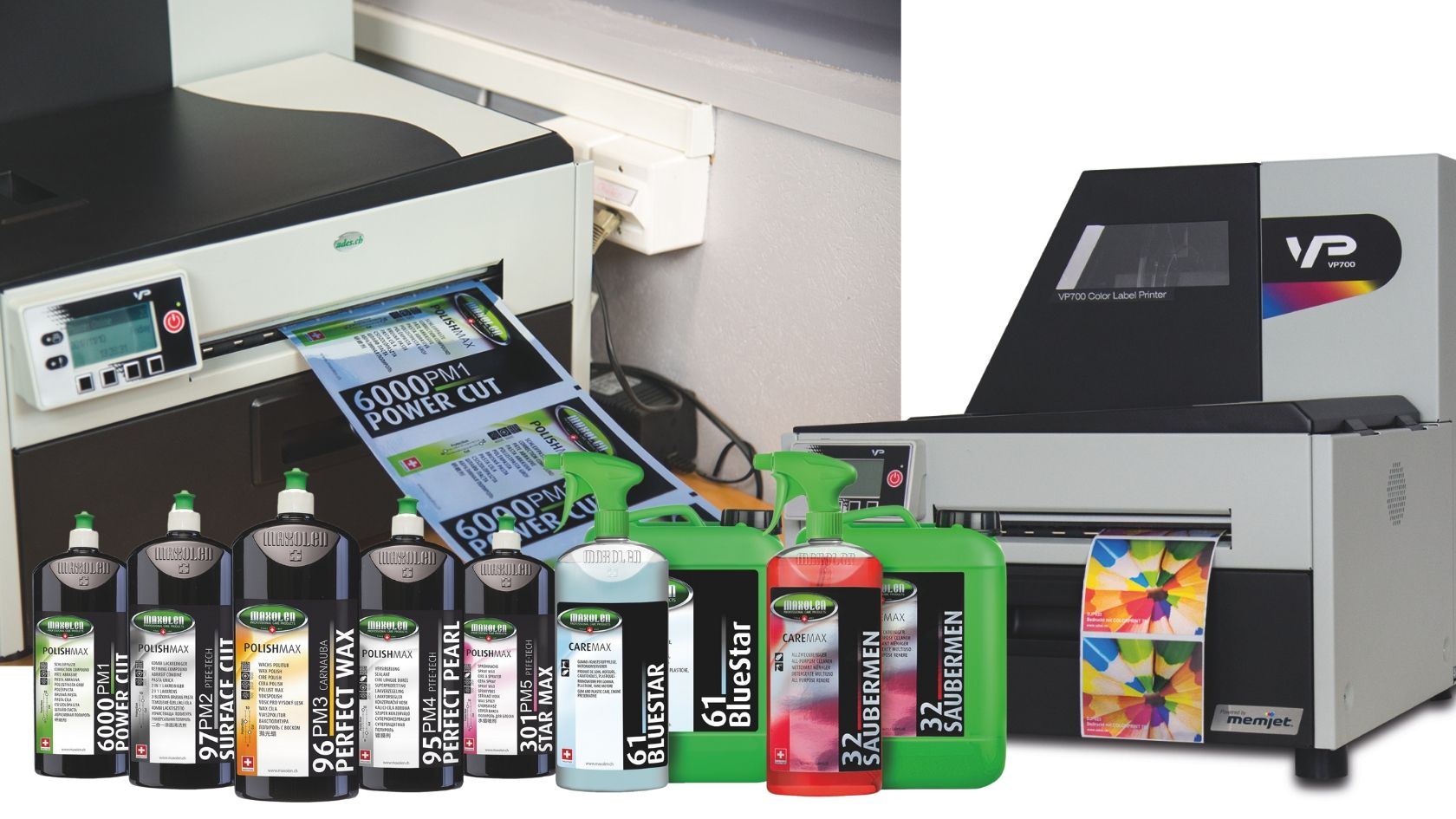 (ChemieXtra Schweiz 05/2018) Inhouse Etiketten Produktion
