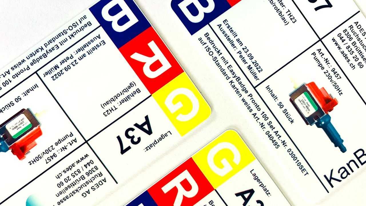 Kanban-Schilder