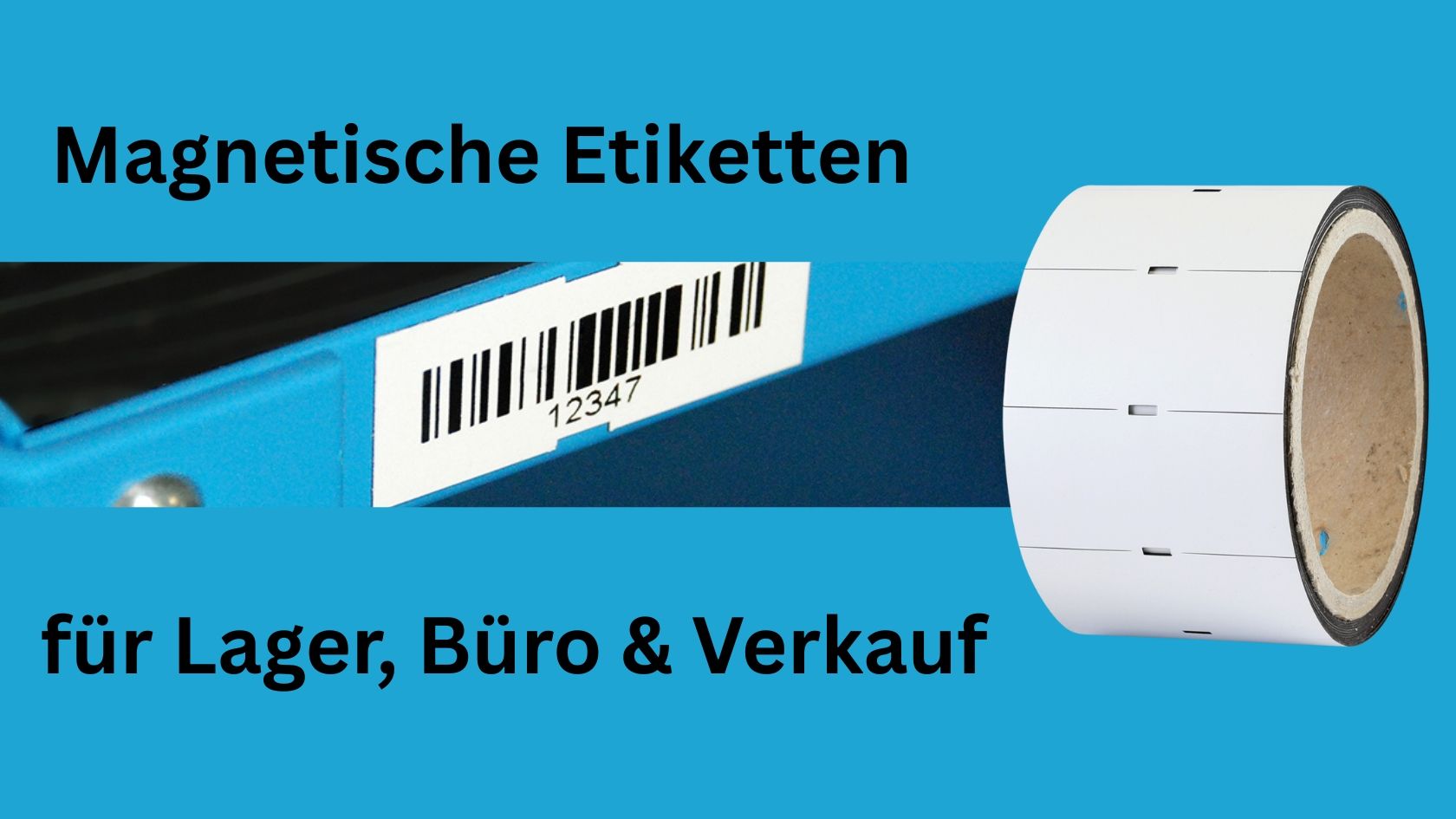Flexible Ordnung leicht gemacht: magnetische Etiketten für Lager, Büro & Verkauf