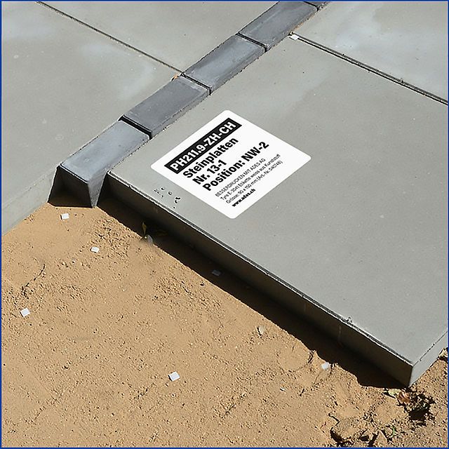 Beton-Etiketten selberdrucken