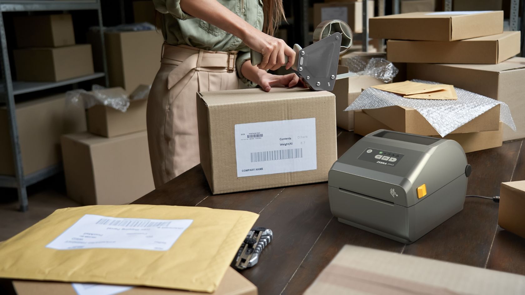 Effizienter Versand beginnt hier – mit dem PostLogistics Zebra Drucker-Set