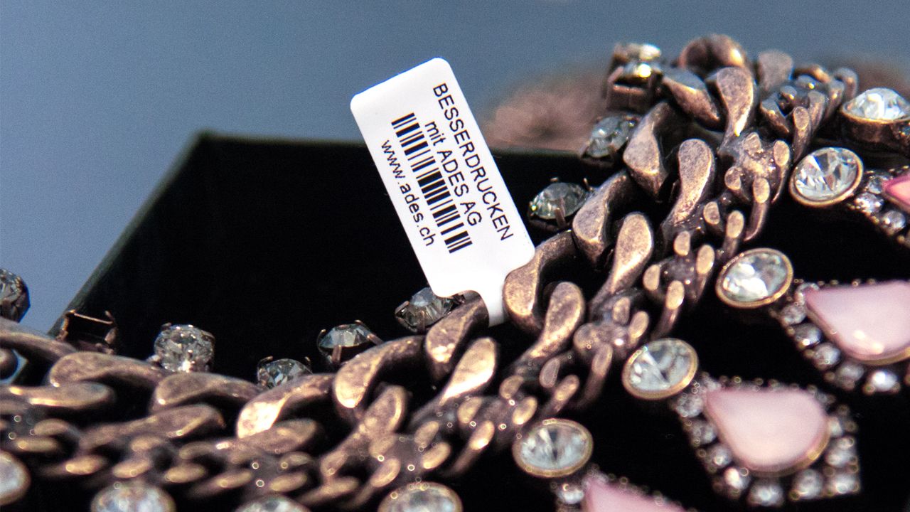 Schmuck Etiketten