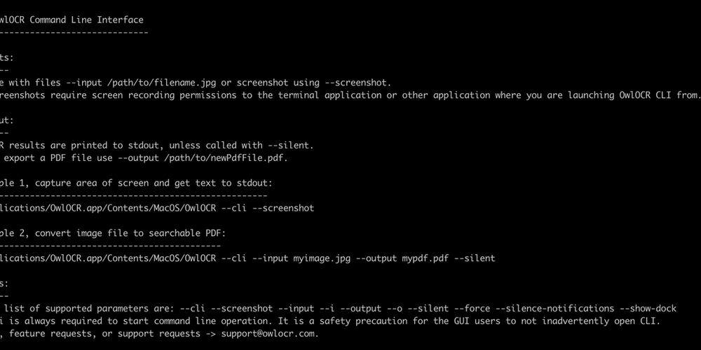 Cover Image for OwlOCR 5 command line interface (CLI) 