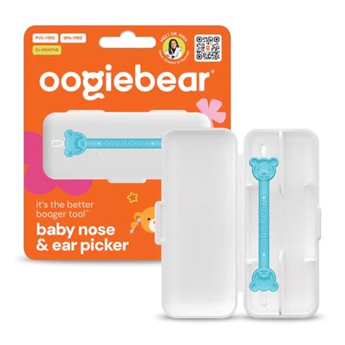 oogiebear Baby Nose Cleaner & Ear Wax Removal Tool with Case